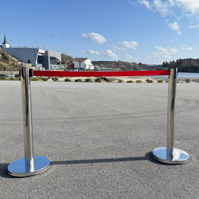 Hovedbilde Køordner - Rødt bånd - 5meter båndlengde